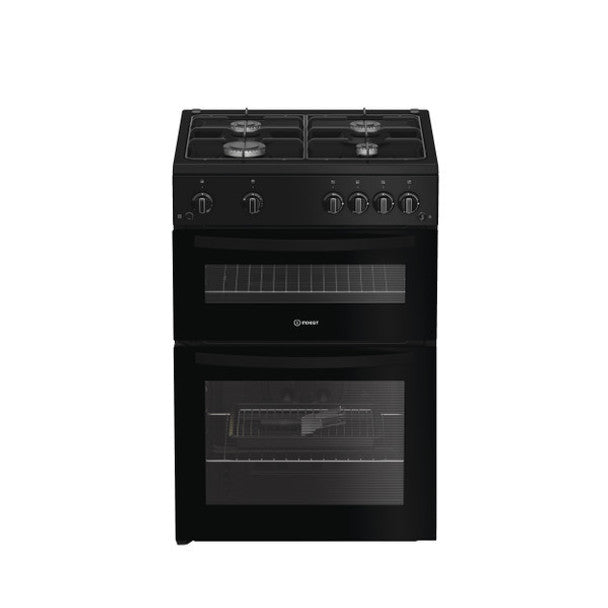 Indesit Gas freestanding double cooker: 60cm - IDG6GB