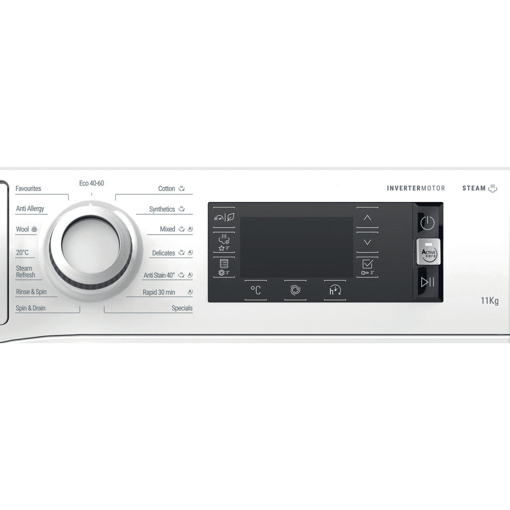 Hotpoint ActiveCare Washing Machine - White - 11kg - 1600 RPM - C Rated - NLCD 1164 D AW UK N