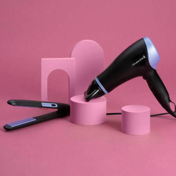 Remington Style Essentials Gift Set - Hair Dryer and Straightener | D3016GP