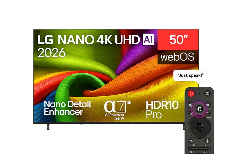 LG 50NU850B6LA.AEI 50″ NanoCell 4K UHD Smart TV