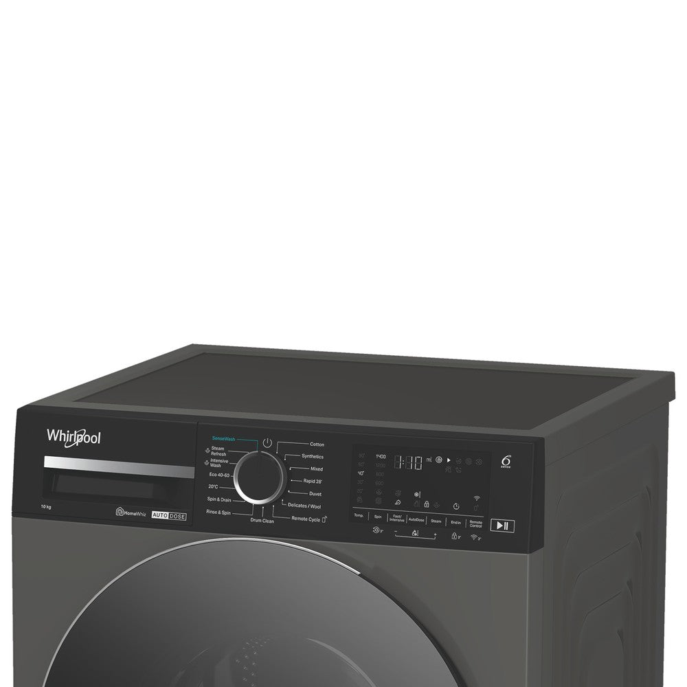Whirlpool W0M011GADS 10kg 1400rpm Washing Machine – Manhattan Grey