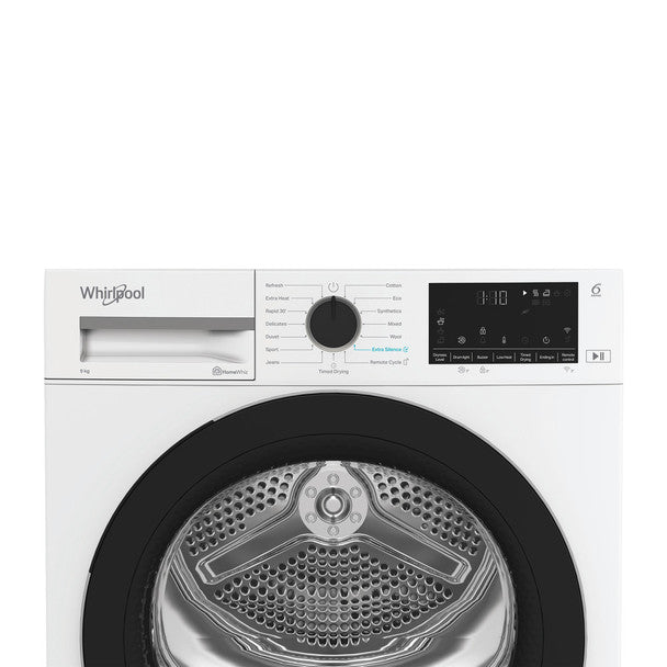 Whirlpool 9kg Freestanding Heat Pump Tumble Dryer - White | WDH 09D7 W IRE