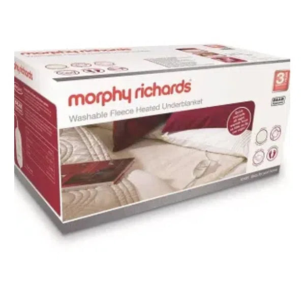 Morphy Richards Single Washable Fleece Heated Underblanket | 600011